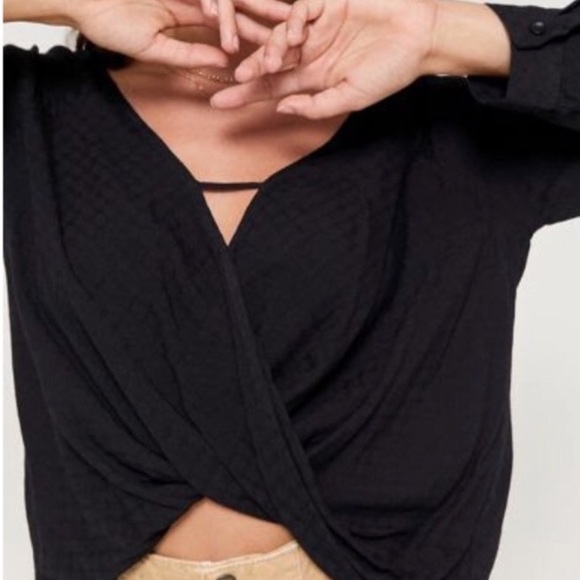 UO | Mayfair Drapey Surplice Top - Picture 2 of 13